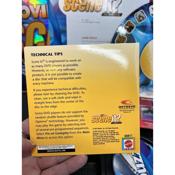 Scene It? Movie 2nd Edition DVD Trivia Board Game Mattel 2007 Preowned COMPLETE - Picture 7 of 10